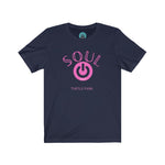 Load image into Gallery viewer, SOUL POWER PINK-UNISEX S/S T-SHIRT
