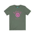 Load image into Gallery viewer, SOUL POWER PINK-UNISEX S/S T-SHIRT
