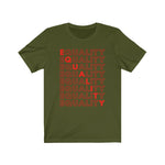 Load image into Gallery viewer, EQUALITY-RED Unisex Short Sleeve Tee
