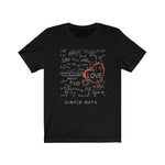Load image into Gallery viewer, SIMPLE MATH(DRK)-UNISEX S/S

