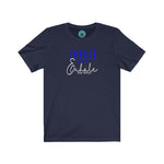 Load image into Gallery viewer, INHALE BLU-Unisex Jersey Short Sleeve Tee
