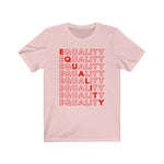 Load image into Gallery viewer, EQUALITY-RED Unisex Short Sleeve Tee

