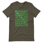 Load image into Gallery viewer, EQUALITY-GRN/SHORT SLEEVE UNISEX T-SHIRT
